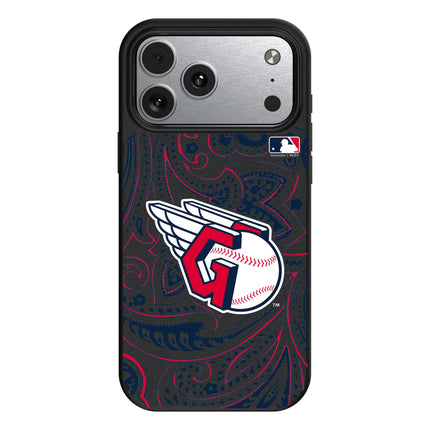 Cleveland Guardians Paisley MagSafe Compatible Phone Case for Apple iPhone