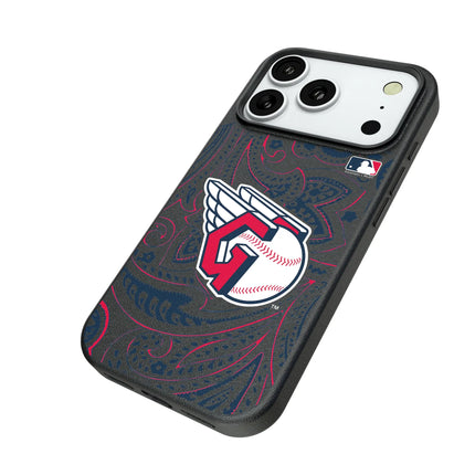 Cleveland Guardians Paisley MagSafe Compatible Phone Case for Apple iPhone