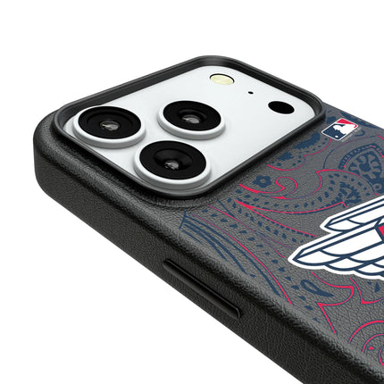 Cleveland Guardians Paisley MagSafe Compatible Phone Case for Apple iPhone