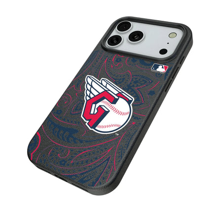 Cleveland Guardians Paisley MagSafe Compatible Phone Case for Apple iPhone