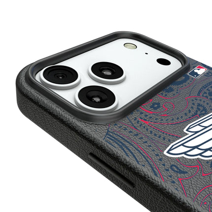 Cleveland Guardians Paisley MagSafe Compatible Phone Case for Apple iPhone