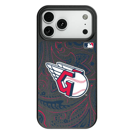 Cleveland Guardians Paisley MagSafe Compatible Phone Case for Apple iPhone