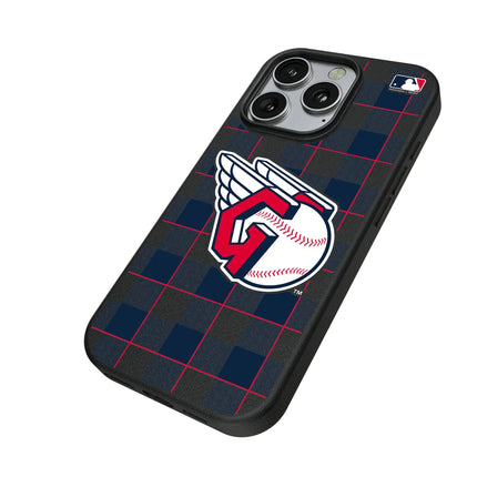 Cleveland Guardians Plaid MagSafe Compatible Phone Case for Apple iPhone