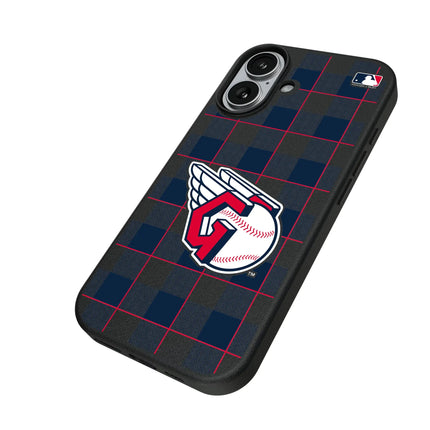 Cleveland Guardians Plaid MagSafe Compatible Phone Case for Apple iPhone