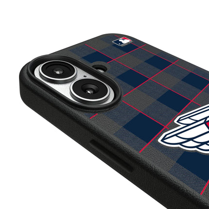 Cleveland Guardians Plaid MagSafe Compatible Phone Case for Apple iPhone