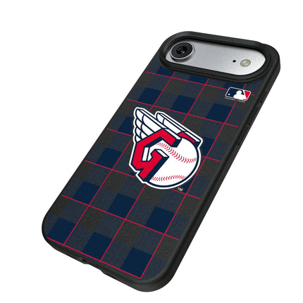 Cleveland Guardians Plaid MagSafe Compatible Phone Case for Apple iPhone