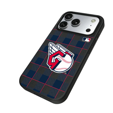 Cleveland Guardians Plaid MagSafe Compatible Phone Case for Apple iPhone