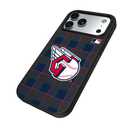 Cleveland Guardians Plaid MagSafe Compatible Phone Case for Apple iPhone
