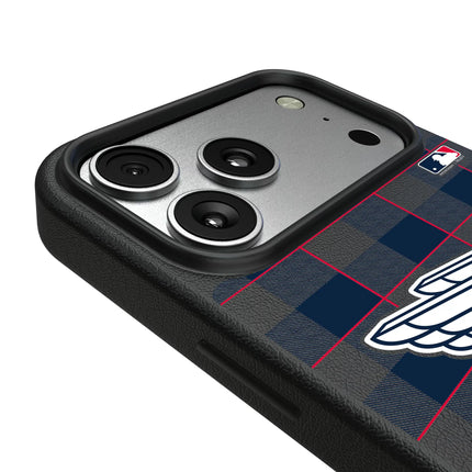 Cleveland Guardians Plaid MagSafe Compatible Phone Case for Apple iPhone