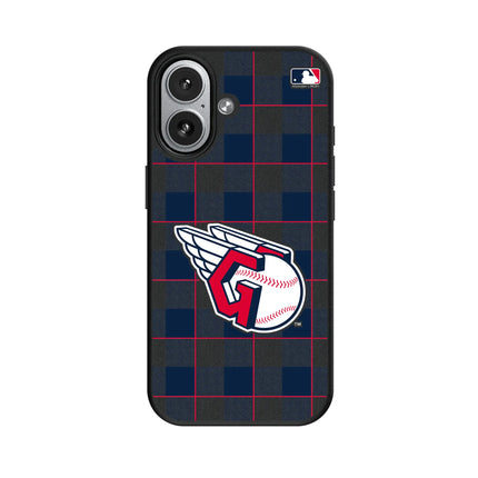 Cleveland Guardians Plaid MagSafe Compatible Phone Case for Apple iPhone