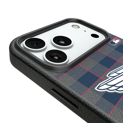Cleveland Guardians Plaid MagSafe Compatible Phone Case for Apple iPhone