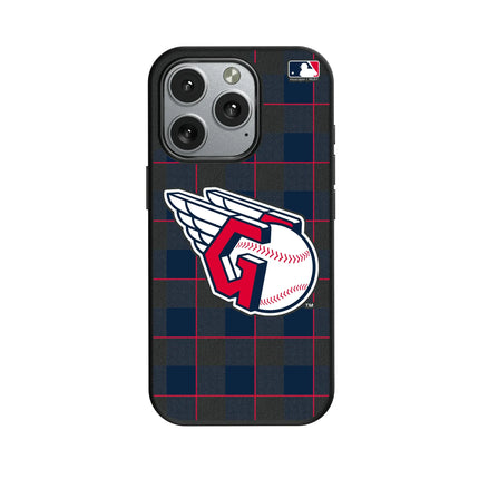 Cleveland Guardians Plaid MagSafe Compatible Phone Case for Apple iPhone