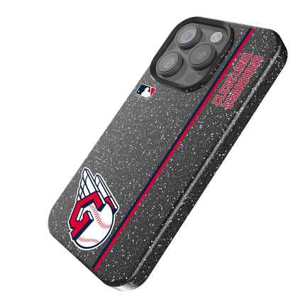 Cleveland Guardians Sidebar Black Bling Phone Case for Apple iPhone