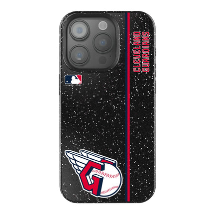 Cleveland Guardians Sidebar Black Bling Phone Case for Apple iPhone