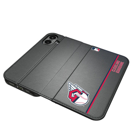 Cleveland Guardians Sidebar Folio 2.0 Case for Apple iPhone