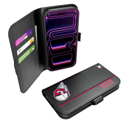 Cleveland Guardians Sidebar Folio 2.0 Case for Apple iPhone