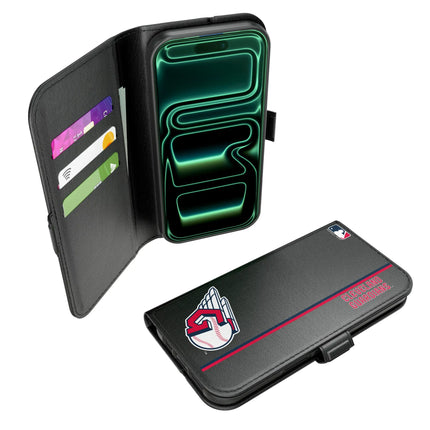 Cleveland Guardians Sidebar Folio 2.0 Case for Apple iPhone