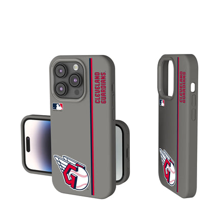 Cleveland Guardians Sidebar Soft Touch Phone Case for Apple iPhone