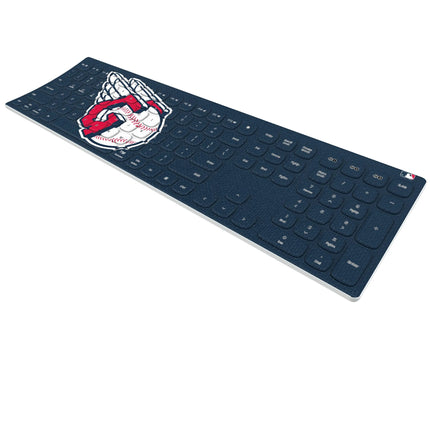 Cleveland Guardians Solid Curved Wireless Keyboard
