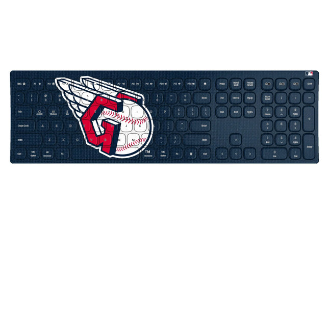 Cleveland Guardians Solid Curved Wireless Keyboard