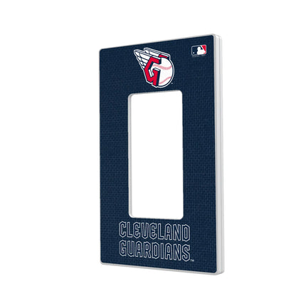 Cleveland Guardians Solid Hidden-Screw Light Switch Plate