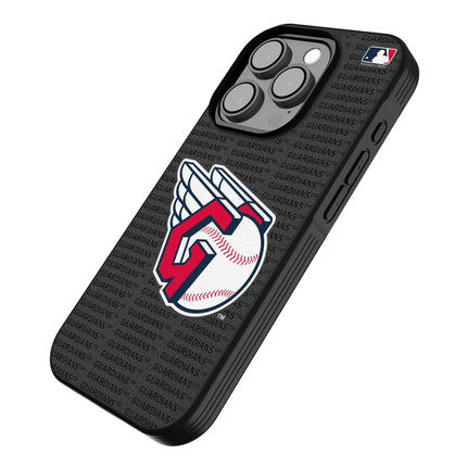 Cleveland Guardians Text Backdrop Bump Phone Case for Apple iPhone