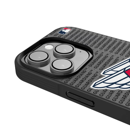 Cleveland Guardians Text Backdrop Bump Phone Case for Apple iPhone