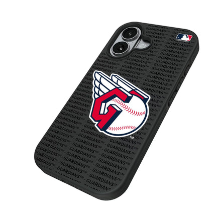 Cleveland Guardians Text Backdrop Bump Phone Case for Apple iPhone