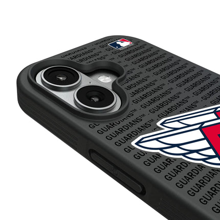 Cleveland Guardians Text Backdrop Bump Phone Case for Apple iPhone