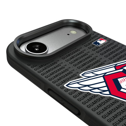 Cleveland Guardians Text Backdrop Bump Phone Case for Apple iPhone