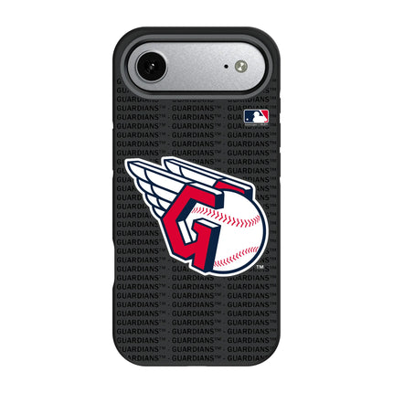 Cleveland Guardians Text Backdrop Bump Phone Case for Apple iPhone