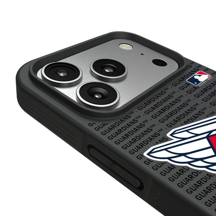 Cleveland Guardians Text Backdrop Bump Phone Case for Apple iPhone