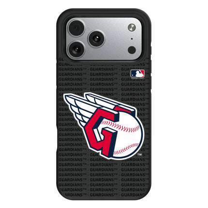 Cleveland Guardians Text Backdrop Bump Phone Case for Apple iPhone