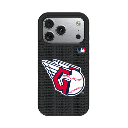 Cleveland Guardians Text Backdrop Bump Phone Case for Apple iPhone
