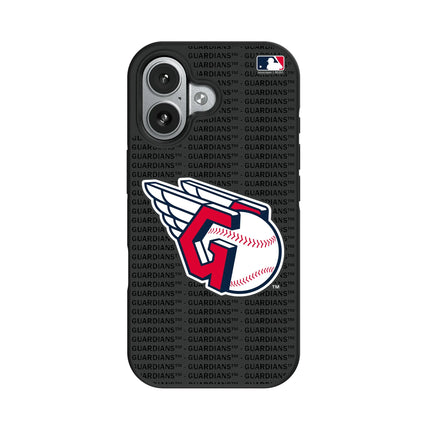 Cleveland Guardians Text Backdrop Bump Phone Case for Apple iPhone