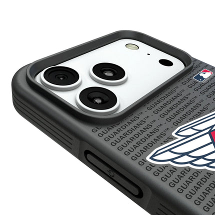 Cleveland Guardians Text Backdrop Bump Phone Case for Apple iPhone