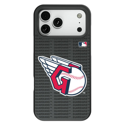 Cleveland Guardians Text Backdrop Bump Phone Case for Apple iPhone