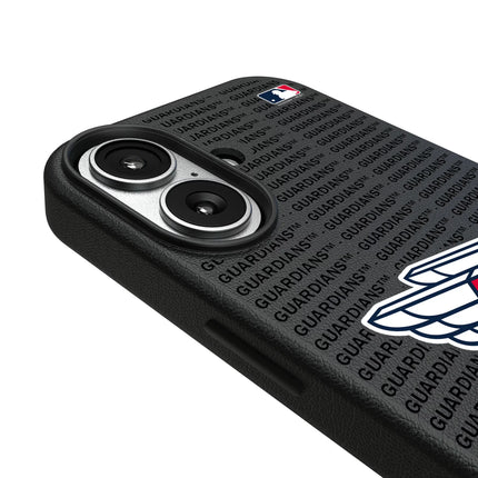 Cleveland Guardians Text Backdrop MagSafe Compatible Phone Case for Apple iPhone