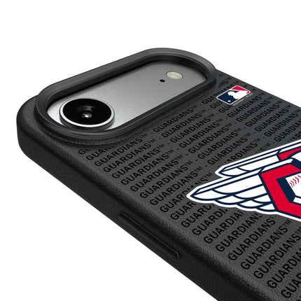 Cleveland Guardians Text Backdrop MagSafe Compatible Phone Case for Apple iPhone