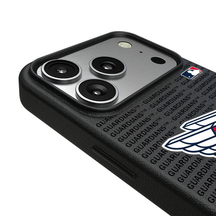 Cleveland Guardians Text Backdrop MagSafe Compatible Phone Case for Apple iPhone