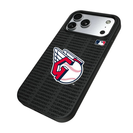 Cleveland Guardians Text Backdrop MagSafe Compatible Phone Case for Apple iPhone