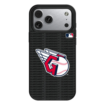 Cleveland Guardians Text Backdrop MagSafe Compatible Phone Case for Apple iPhone