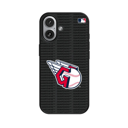 Cleveland Guardians Text Backdrop MagSafe Compatible Phone Case for Apple iPhone