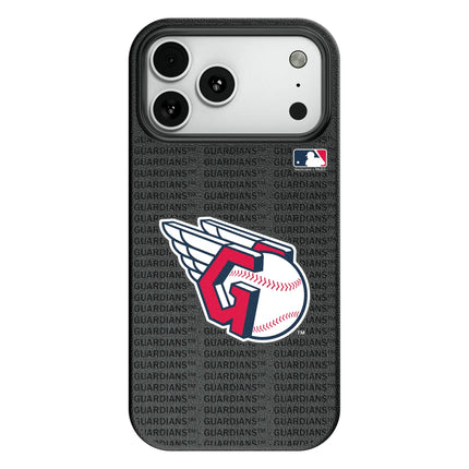 Cleveland Guardians Text Backdrop MagSafe Compatible Phone Case for Apple iPhone