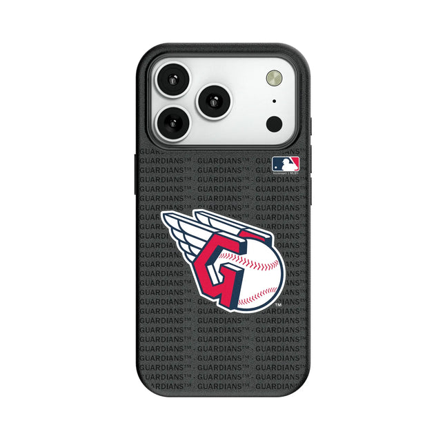 Cleveland Guardians Text Backdrop MagSafe Compatible Phone Case for Apple iPhone