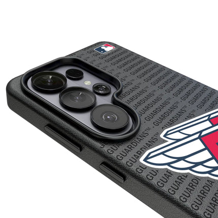 Cleveland Guardians Text Backdrop MagSafe Compatible Phone Case for Samsung Galaxy