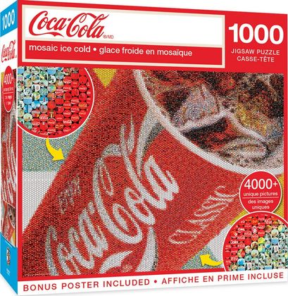 Coca-Cola Photomosaic Big Gulp 1000 Piece Puzzle