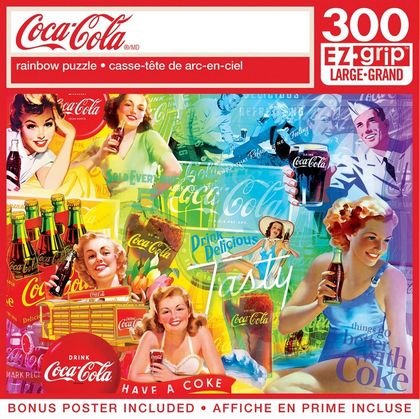 Coca-Cola - Rainbow 300 Piece EZ Grip Puzzle