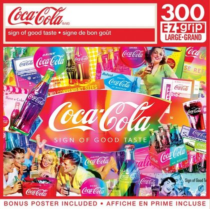 Coca-Cola - Sign of Good Taste 300 Piece EZ Grip Puzzle