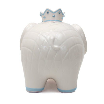 Blue Crown Elephant Bank